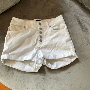 Express size 2 white denim shorts